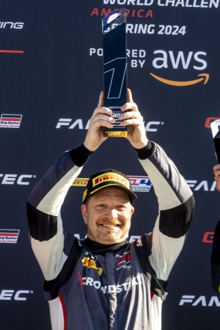 #04 Mercedes-AMG GT3 of  George Kurtz, Crowdstrike by Riley, GT America, SRO, SRO America, Sebring International Raceway, Sebring, FL, May 2024.
 | Brian Cleary/SRO