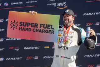 #32 Porsche 911 GT3-R (991.ii) of Kyle Washington, GMG Racing, GT America, SRO3, SRO America, Sebring International Raceway, Sebring, FL, May 2024.
 | Brian Cleary/SRO