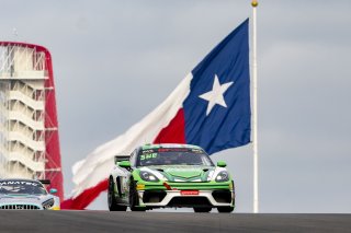 #7 Porsche 718 Cayman GT4 RS Clubsport of Curt Swearingin, ACI Motorsports, GT America, GT4, SRO America, Circuit of the Americas, Austin TX, May 2024.
 | Brian Cleary/SRO