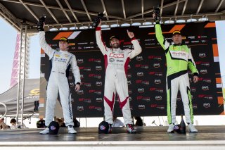 #098 Porsche 718 Cayman GT4 of Isaac Sherman, Rotek Racing, GT America, GT4, SRO America, Circuit of the Americas, Austin TX, May 2024.
 | Brian Cleary/SRO