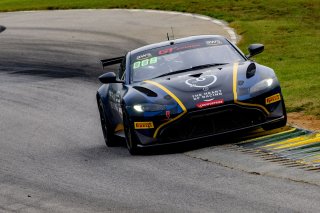 #25 Aston Martin Vantage AMR GT4 of Gray Newell, Heart of Racing Team, GT America, GT4, SRO America, VIRginia International Raceway, Alton, VA, July 2024.
 | Brian Cleary/SRO