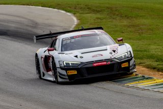 #3  Audi R8 LMS GT3 of Johnny O'Connell, SKI Autosports, GT America, SRO3, SRO America, VIRginia International Raceway, Alton, VA, July 2024.
 | Brian Cleary/SRO