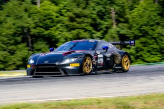 #007 Aston Martin Vantage AMR GT3 of Tim Savage, ProSport Competition, GT America, SRO3, SRO America, VIRginia International Raceway, Alton, VA, July 2024.
 | Brian Cleary/SRO