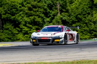 #3  Audi R8 LMS GT3 of Johnny O'Connell, SKI Autosports, GT America, SRO3, SRO America, VIRginia International Raceway, Alton, VA, July 2024.
 | Brian Cleary/SRO