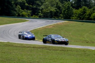 #25 Aston Martin Vantage AMR GT4 of Gray Newell, Heart of Racing Team, GT America, GT4, SRO America, VIRginia International Raceway, Alton, VA, July 2024.
 | Brian Cleary/SRO