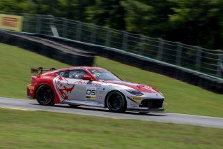 #05 Nissan Z NISMO GT4 of Damir Hot, Flying Lizards Motorsports, GT America, GT4, SRO America, VIRginia International Raceway, Alton, VA, July 2024.
 | Brian Cleary/SRO