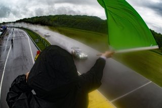 #25 Aston Martin Vantage AMR GT4 of Gray Newell, Heart of Racing Team, GT America, GT4, SRO America, VIRginia International Raceway, Alton, VA, July 2024.
 | Brian Cleary/SRO
