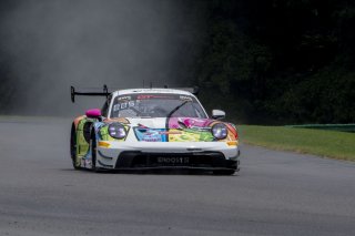 #32 Porsche 911 GT3-R (991.ii) of Kyle Washington, GMG Racing, GT America, SRO3, SRO America, VIRginia International Raceway, Alton, VA, July 2024.
 | Brian Cleary/SRO
