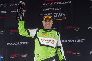 #7 Porsche 718 Cayman GT4 RS Clubsport of Curt Swearingin, ACI Motorsports, GT America, GT4, SRO America, VIRginia International Raceway, Alton, VA, July 2024.
 | Brian Cleary/SRO