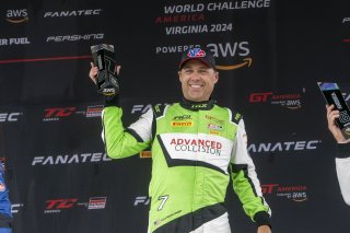 #7 Porsche 718 Cayman GT4 RS Clubsport of Curt Swearingin, ACI Motorsports, GT America, GT4, SRO America, VIRginia International Raceway, Alton, VA, July 2024.
 | Brian Cleary/SRO