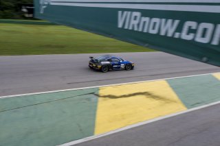 #098 Porsche 718 Cayman GT4 of Isaac Sherman, Rotek Racing, GT America, GT4, SRO America, VIRginia International Raceway, Alton, VA, July 2024.
 | Brian Cleary/SRO