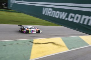 #32 Porsche 911 GT3-R (991.ii) of Kyle Washington, GMG Racing, GT America, SRO3, SRO America, VIRginia International Raceway, Alton, VA, July 2024.
 | Brian Cleary/SRO