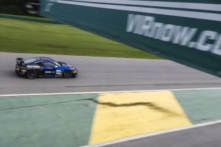 #098 Porsche 718 Cayman GT4 of Isaac Sherman, Rotek Racing, GT America, GT4, SRO America, VIRginia International Raceway, Alton, VA, July 2024.
 | Brian Cleary/SRO