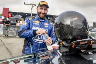 #098 Porsche 718 Cayman GT4 of Isaac Sherman, Rotek Racing, GT America, GT4, SRO America, VIRginia International Raceway, Alton, VA, July 2024.
 | Brian Cleary/SRO