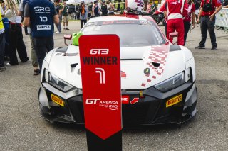 #3  Audi R8 LMS GT3 of Johnny O'Connell, SKI Autosports, GT America, SRO3, SRO America, VIRginia International Raceway, Alton, VA, July 2024.
 | Brian Cleary/SRO