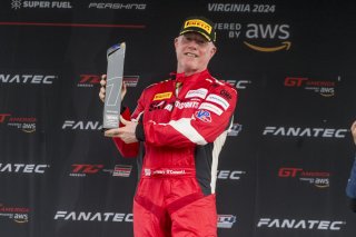 #3  Audi R8 LMS GT3 of Johnny O'Connell, SKI Autosports, GT America, SRO3, SRO America, VIRginia International Raceway, Alton, VA, July 2024.
 | Brian Cleary/SRO