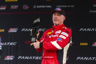 #3  Audi R8 LMS GT3 of Johnny O'Connell, SKI Autosports, GT America, SRO3, SRO America, VIRginia International Raceway, Alton, VA, July 2024.
 | Brian Cleary/SRO