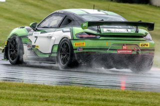 #7 Porsche 718 Cayman GT4 RS Clubsport of Curt Swearingin, ACI Motorsports, GT America, GT4, SRO America, Road America, Elkhart Lake, WI, August 2024.
 | Brian Cleary/SRO