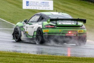 #7 Porsche 718 Cayman GT4 RS Clubsport of Curt Swearingin, ACI Motorsports, GT America, GT4, SRO America, Road America, Elkhart Lake, WI, August 2024.
 | Brian Cleary/SRO
