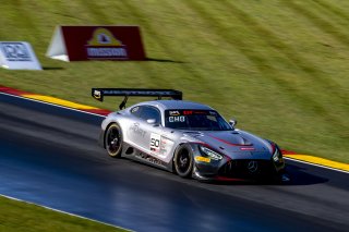 #50 Mercedes-AMG GT3 of Ross Chouest, Chouest Povoledo Racing, GT America, SRO3, SRO America, Road America, Elkhart Lake, WI, August 2024.
 | Brian Cleary/SRO