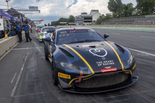 #25 Aston Martin Vantage AMR GT4 of Gray Newell, Heart of Racing Team, GT America, GT4, SRO America, Road America, Elkhart Lake, WI, August 2024.
 | Brian Cleary/SRO