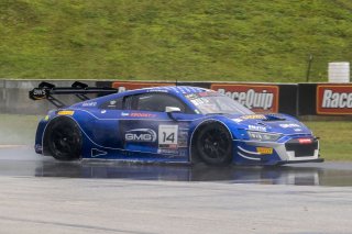 #14 Audi R8 LMS GT3 of James Sofronas, GMG Racing, GT America, SRO3, \SRO America, Road America, Elkhart Lake, WI, August 2024.
 | Brian Cleary/SRO