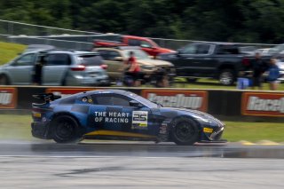 #25 Aston Martin Vantage AMR GT4 of Gray Newell, Heart of Racing Team, GT America, GT4, SRO America, Road America, Elkhart Lake, WI, August 2024.
 | Brian Cleary/SRO