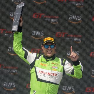 #7 Porsche 718 Cayman GT4 RS Clubsport of Curt Swearingin, ACI Motorsports, GT America, GT4, SRO America, Road America, Elkhart Lake, WI, August 2024.
 | Brian Cleary/SRO