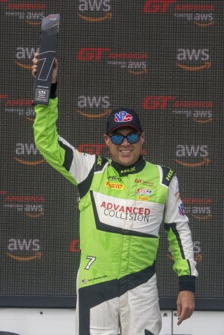 #7 Porsche 718 Cayman GT4 RS Clubsport of Curt Swearingin, ACI Motorsports, GT America, GT4, SRO America, Road America, Elkhart Lake, WI, August 2024.
 | Brian Cleary/SRO