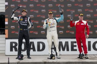 #14 Audi R8 LMS GT3 of James Sofronas, GMG Racing, GT America, SRO3, \SRO America, Road America, Elkhart Lake, WI, August 2024.
 | Brian Cleary/SRO