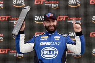 #098 Porsche 718 Cayman GT4 of Isaac Sherman, Rotek Racing, GT America, GT4, SRO America, Road America, Elkhart Lake, WI, August 2024.
 | SRO Motorsports Group