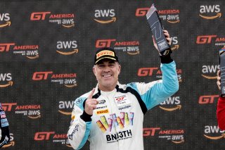 #14 Audi R8 LMS GT3 of James Sofronas, GMG Racing, GT America, SRO3, \SRO America, Road America, Elkhart Lake, WI, August 2024.
 | SRO Motorsports Group