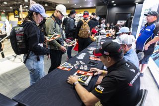 Autograph session at Streets of Long Beach Presented by 5.11, GT America, April 2024
 | Fabian Lagunas / SRO