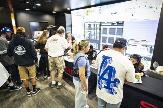 Autograph session at Streets of Long Beach Presented by 5.11, GT America, April 2024
 | Fabian Lagunas / SRO