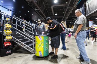 Autograph session at Streets of Long Beach Presented by 5.11, GT America, April 2024
 | Fabian Lagunas / SRO