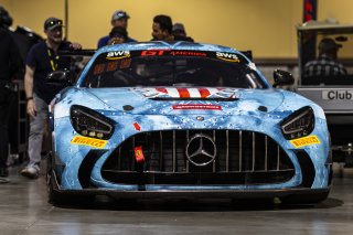 #44 Mercedes-AMG GT2 of Brent Holden, GMG Racing, GT America Powered by AWS, GT2, Streets of Long Beach Presented by 5.11, Long Beach, CA, April 2024
 | Fabian Lagunas / SRO