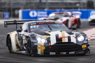 #2 Aston Martin Vantage AMR GT3 2024 of Jason Bell, Flying Lizard Motorsports, GT America Powered by AWS, SRO3, Streets of Long Beach Presented by 5.11, Long Beach, CA, April 2024
 | Fabian Lagunas / SRO