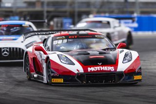 #70 Callaway Corvette Z06R GT3 of Mirco Shultis, Mishumotors, GT America Powered by AWS, SRO3, Streets of Long Beach Presented by 5.11, Long Beach, CA, April 2024
 | Fabian Lagunas / SRO