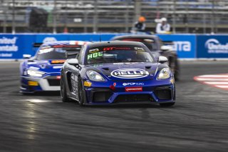 #099 Porsche 718 Cayman GT4 RS Clubsport of Robb Holland, Rotek Racing, GT America Powered by AWS, GT4, Streets of Long Beach Presented by 5.11, Long Beach, CA, April 2024
 | Fabian Lagunas / SRO