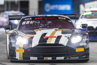 #2 Aston Martin Vantage AMR GT3 2024 of Jason Bell, Flying Lizard Motorsports, GT America Powered by AWS, SRO3, Streets of Long Beach Presented by 5.11, Long Beach, CA, April 2024
 | Fabian Lagunas / SRO