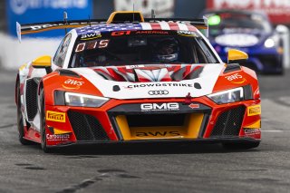 #58 Audi R8 LMS GT2 of CJ Moses, GMG Racing, GT America Powered by AWS, GT2, Streets of Long Beach Presented by 5.11, Long Beach, CA, April 2024
 | Fabian Lagunas / SRO