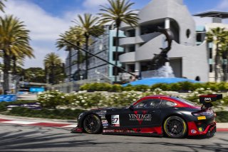 #27 Mercedes-AMG GT3 of Jason Daskalos, CRP Racing, GT America Powered by AWS, SRO3, Streets of Long Beach Presented by 5.11, Long Beach, CA, April 2024
 | Fabian Lagunas / SRO