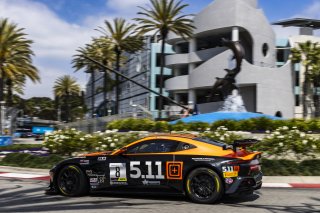 #8 Aston Martin Vantage AMR GT4 of Elias Sabo, Flying Lizard Motorsports, GT America Powered by AWS, GT4, Streets of Long Beach Presented by 5.11, Long Beach, CA, April 2024
 | Fabian Lagunas / SRO