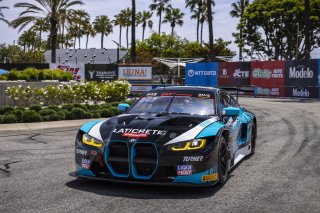 #29 BMW M4 GT3 of Justin Rothberg, Turner Motorsport, GT America Powered by AWS, SRO3, Streets of Long Beach Presented by 5.11, Long Beach, CA, April 2024
 | Fabian Lagunas / SRO