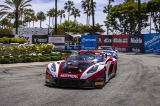 #70 Callaway Corvette Z06R GT3 of Mirco Shultis, Mishumotors, GT America Powered by AWS, SRO3, Streets of Long Beach Presented by 5.11, Long Beach, CA, April 2024
 | Fabian Lagunas / SRO