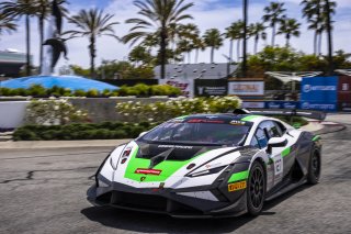 #127 Lamborghini Huracan Super Trofeo EVO2 of Aaron Farhadi, TPC Racing, GT America Powered by AWS, GT2, Streets of Long Beach Presented by 5.11, Long Beach, CA, April 2024
 | Fabian Lagunas / SRO