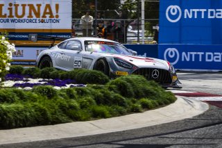 #50 Mercedes-AMG GT3 of Ross Chouest, Chouest Povoledo Racing, GT America Powered by AWS, SRO3, Streets of Long Beach Presented by 5.11, Long Beach, CA, April 2024
 | Fabian Lagunas / SRO
