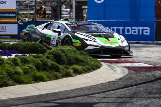 #127 Lamborghini Huracan Super Trofeo EVO2 of Aaron Farhadi, TPC Racing, GT America Powered by AWS, GT2, Streets of Long Beach Presented by 5.11, Long Beach, CA, April 2024
 | Fabian Lagunas / SRO