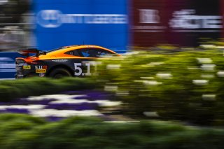 #8 Aston Martin Vantage AMR GT4 of Elias Sabo, Flying Lizard Motorsports, GT America Powered by AWS, GT4, Streets of Long Beach Presented by 5.11, Long Beach, CA, April 2024
 | Fabian Lagunas / SRO