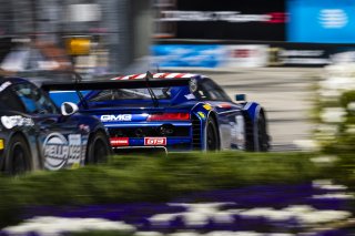 #14 Audi R8 LMS GT3 of James Sofronas, GMG Racing, GT America Powered by AWS, SRO3, Streets of Long Beach Presented by 5.11, Long Beach, CA, April 2024
 | Fabian Lagunas / SRO